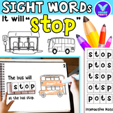 Interactive Emergent Reader STOP: "It will stop" Sight Wor