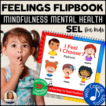 Preview of Interactive Emotions Feelings Coping Skills Flipbook Mindfulness Calming Corner