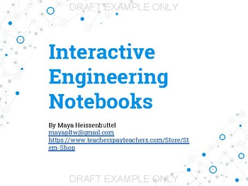 Preview of Interactive Engineering Notebooks NEW!