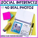 Social Inferences Real Photo Task Cards Flipbook