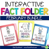 Interactive Fact Folder - February Bundle (Dental Health, 