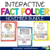 Interactive Fact Folder - November Bundle (Veterans Day, T