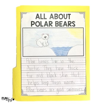 Interactive Fact Folder - Polar Bears by Jodi Southard | TPT