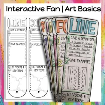 Preview of Interactive Fan | Elements of Art & Principles of Design