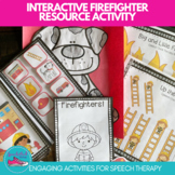 Interactive Firefighter Activity Set for Speech Therapy