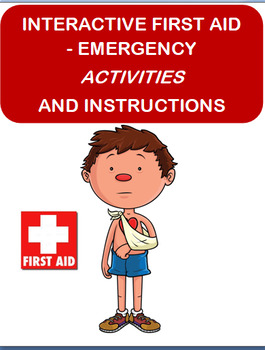 Preview of Interactive "First Aid- Emergency Activities/Instructions" CDC Health Standard 5