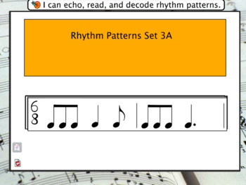 Preview of Interactive Flashcards- Rhythm Patterns 3A
