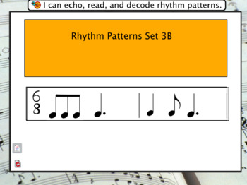 Preview of Interactive Flashcards- Rhythm Patterns 3B