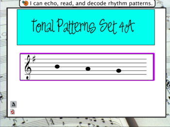 Preview of Interactive Flashcards- Tonal Patterns Set 4A
