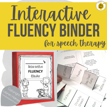 Preview of Stuttering Activities: Interactive Fluency Binder for Speech Therapy