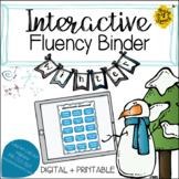 Interactive Fluency (Stuttering) Binder - WINTER | Digital