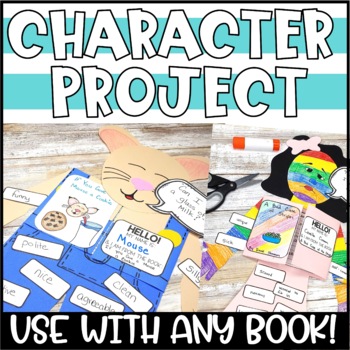 Preview of Creative Book Report Character Project