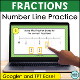 Fractions on a Number Line Interactive Digital Practice