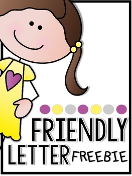 Preview of Interactive Friendly Letter Freebie