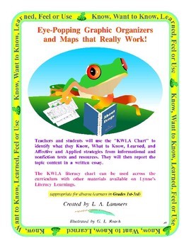 Preview of Interactive Frog and More 1st-3rd Grade KWLA Chart