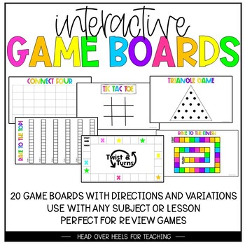 Preview of Interactive Game Boards | Boost Engagement With Any Lesson