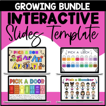Preview of Interactive Game Slides | Growing Bundle | EDITABLE