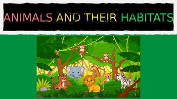 Preview of Interactive Games About Animals and Their Habitats