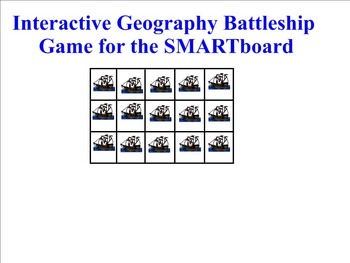 Preview of Interactive Geography Game for the Smartboard