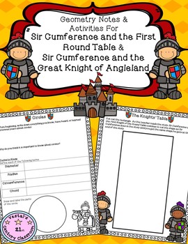 Sir Cumference Activities - 