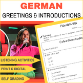 Interactive German Listening Activity: Greetings & Introductions