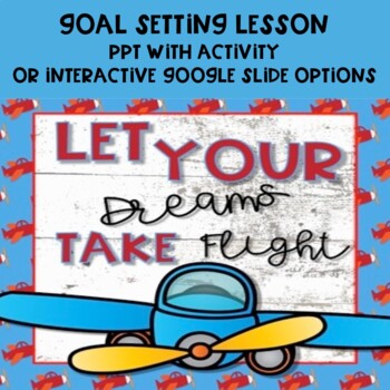 Preview of Interactive Goal Setting Activity, Elementary and Middle School