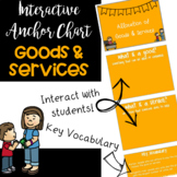 Interactive Goods and Service Anchor Chart flip chart