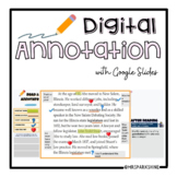 Interactive Google Slides Digital Annotation for ANY TEXT