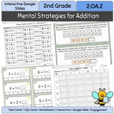 Interactive Google Slides - Mental Addition within 20 {2.OA.2}