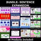 Sentence Expansion MEGA BUNDLE for SpEd & SPEECH GOOGLE Sl