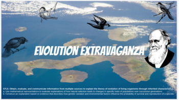 Preview of Interactive Goolge Slide: Evolution Extavaganza