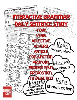 Preview of Mentor Sentences - Daily Grammar Study