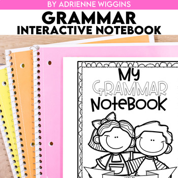 Preview of Grammar Interactive Notebook (Google Classroom & PDF Versions) Distance Learning