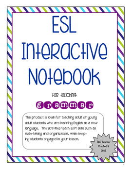 Preview of Interactive Grammar Notebook