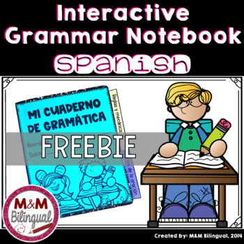 Preview of Interactive Grammar Notebook | Spanish FREEBIE