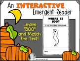 Fall Halloween Interactive Positional Words Reader Where is BOO?