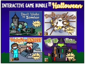 Preview of Interactive Halloween Game Bundle for PowerPoint