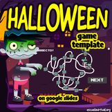 Interactive Halloween Game Template on Google Slides for R