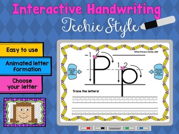 Preview of Interactive Handwriting - Techie Style