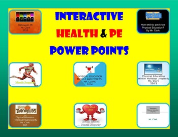 Preview of Interactive Health and PE Bundle