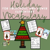 Interactive Holiday-Winter Vocabulary Packet