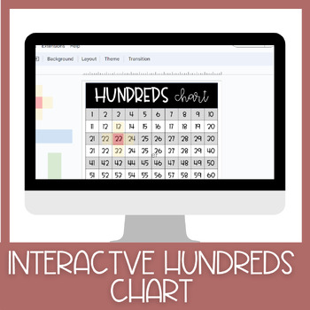 Preview of Interactive Hundreds Chart | Google Slides 