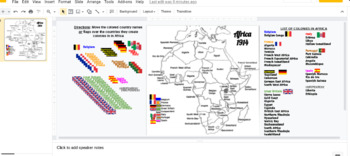 Preview of Interactive Imperialism in Africa Mapping