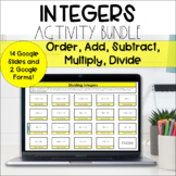 Interactive Integer Activities