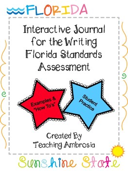 Preview of Interactive Journal for the Writing FSA (Florida Standards Assessment)