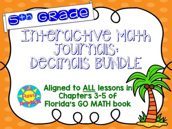 Preview of Interactive Journals - 5th Grade - DECIMALS BUNDLE!