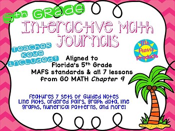 Preview of Interactive Journals - 5th Grade - Patterns & Graphing