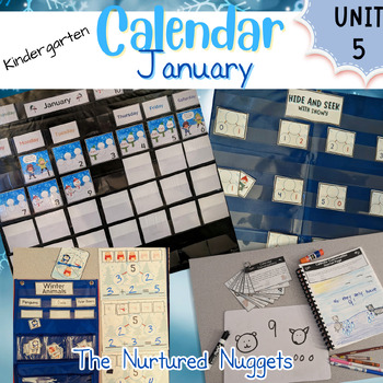 Preview of Interactive Kinder Calendar: January (Number Bonds within 5)