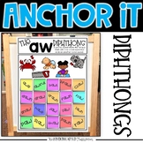 Interactive Kindergarten Anchor Charts | Diphthongs