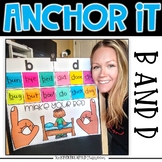 Interactive Kindergarten Anchor Charts | b and d Reversal